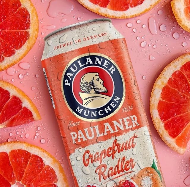 Kick back and relax with this summer’s favorite Grapefruit Radler from @paulaner and enjoy the day! 
.⁠
.⁠
.⁠
#Paulaner #PaulanerUSA #BierGoals #Beer #GrapefruitRadler #Radler #Grapefruit #Beers #ColdBeer #Prost