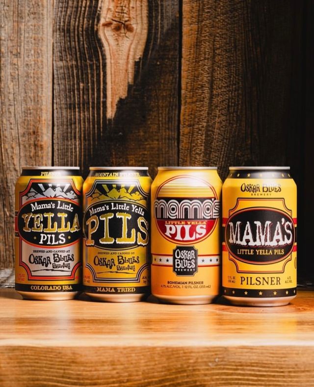 2009 → 2017 → 2020 → 2024

Excuse us while we marvel at the progression of the @oskarblues Mama’s Little Yella Pils cans over the years 😍
