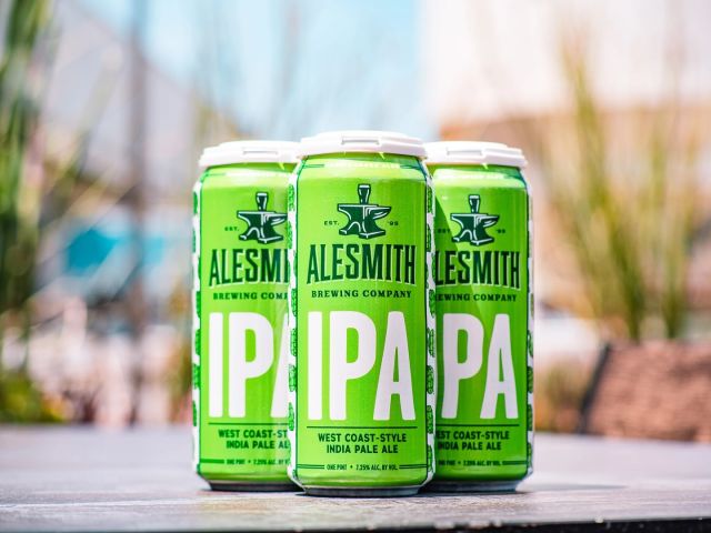 One of the all-time highest rated IPAs on RateBeer, AleSmith IPA has a new look and tastes as good as ever. Bursting with massive hop aromas of grapefruit, pine, and tropical fruits from huge additions of Columbus and Citra, this classic IPA is perfectly balanced by a healthy malt backbone and smooth, bitter finish.