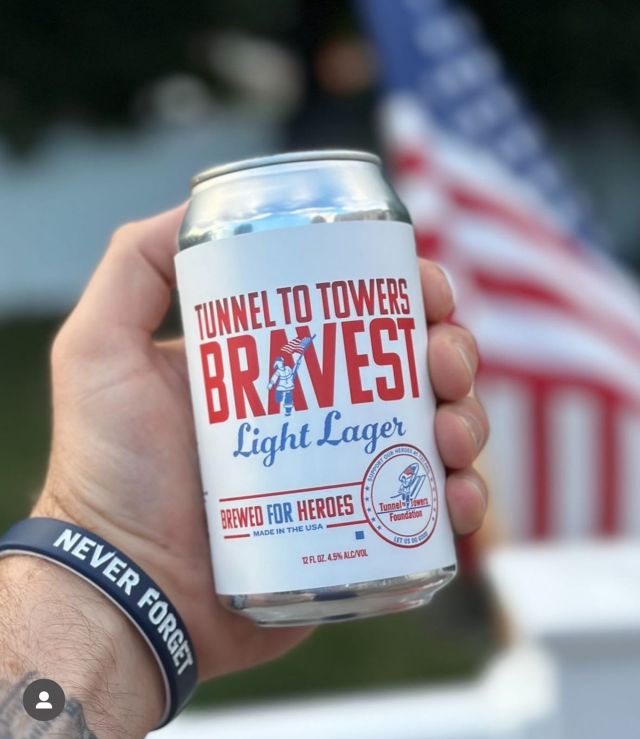 Bravest Light Lager (4.5% ABV) is a crisp, golden tribute brewed by Flagship Brewing Co. in collaboration with Tunnel to Towers Foundation, where every sip supports our first responders and their families. Refreshing and meaningful, each pour gives back to those who bravely serve our communities.